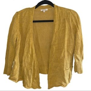Eileen Fisher- Yellow Hemp Cardigan
